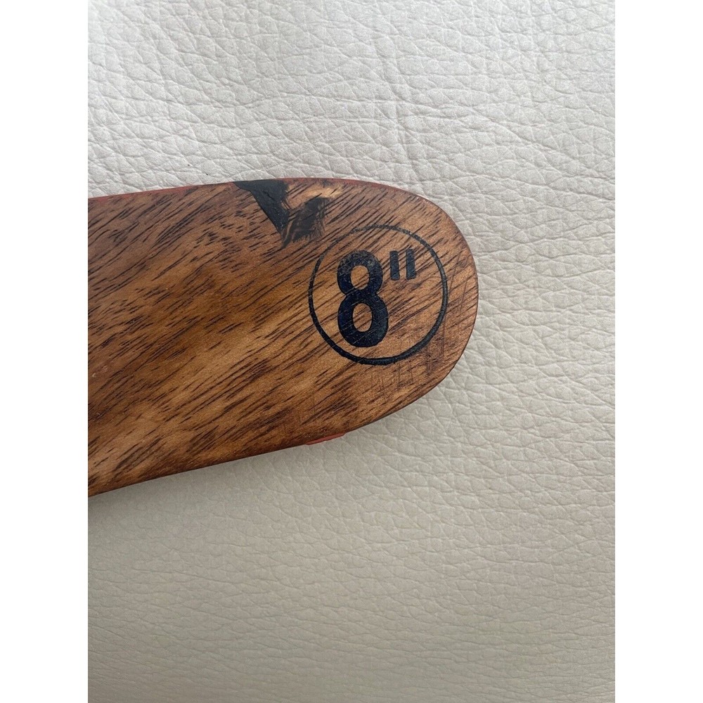 david miller hand painted boomerang 8” Signed Original - Picture 5 of 5
